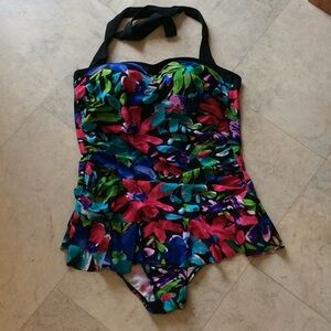 Jones New York Skirted Halter One Piece